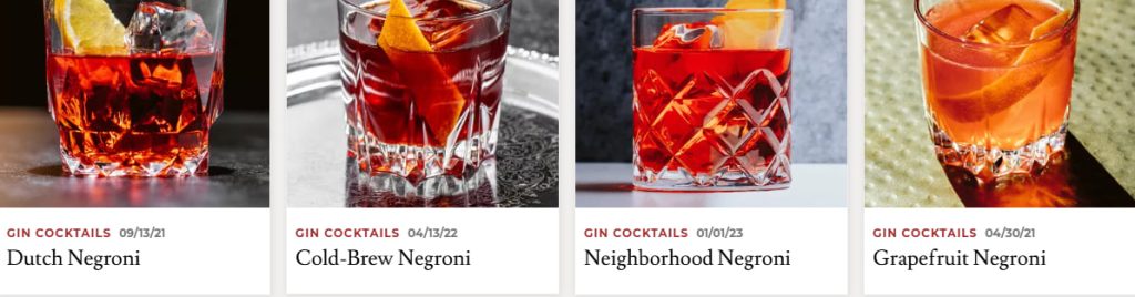 Negroni Recipe